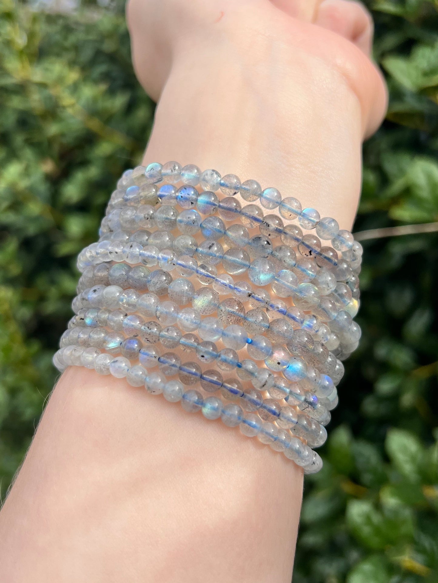 Labradorite Beaded Bracelets
