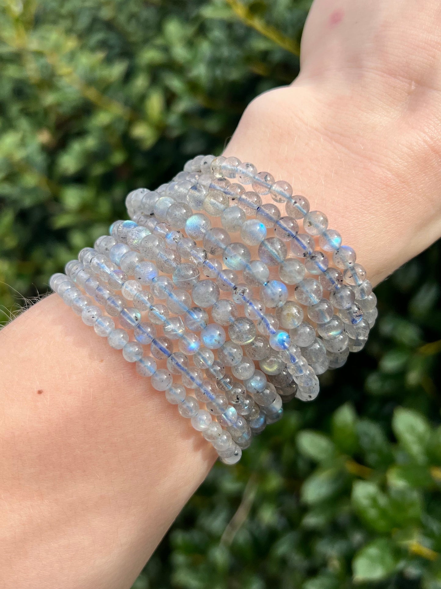 Labradorite Beaded Bracelets