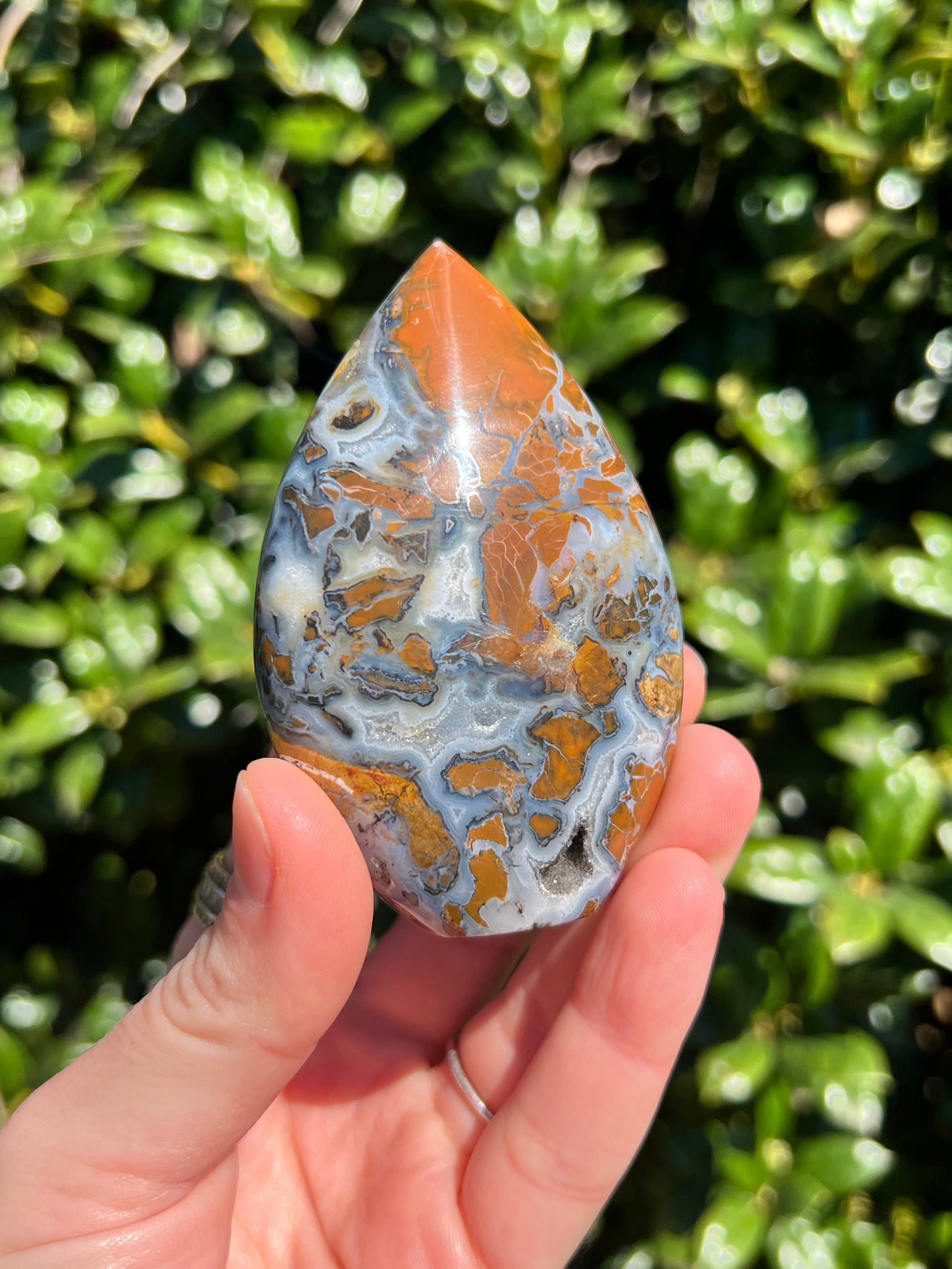 Brecciated Jasper Flames