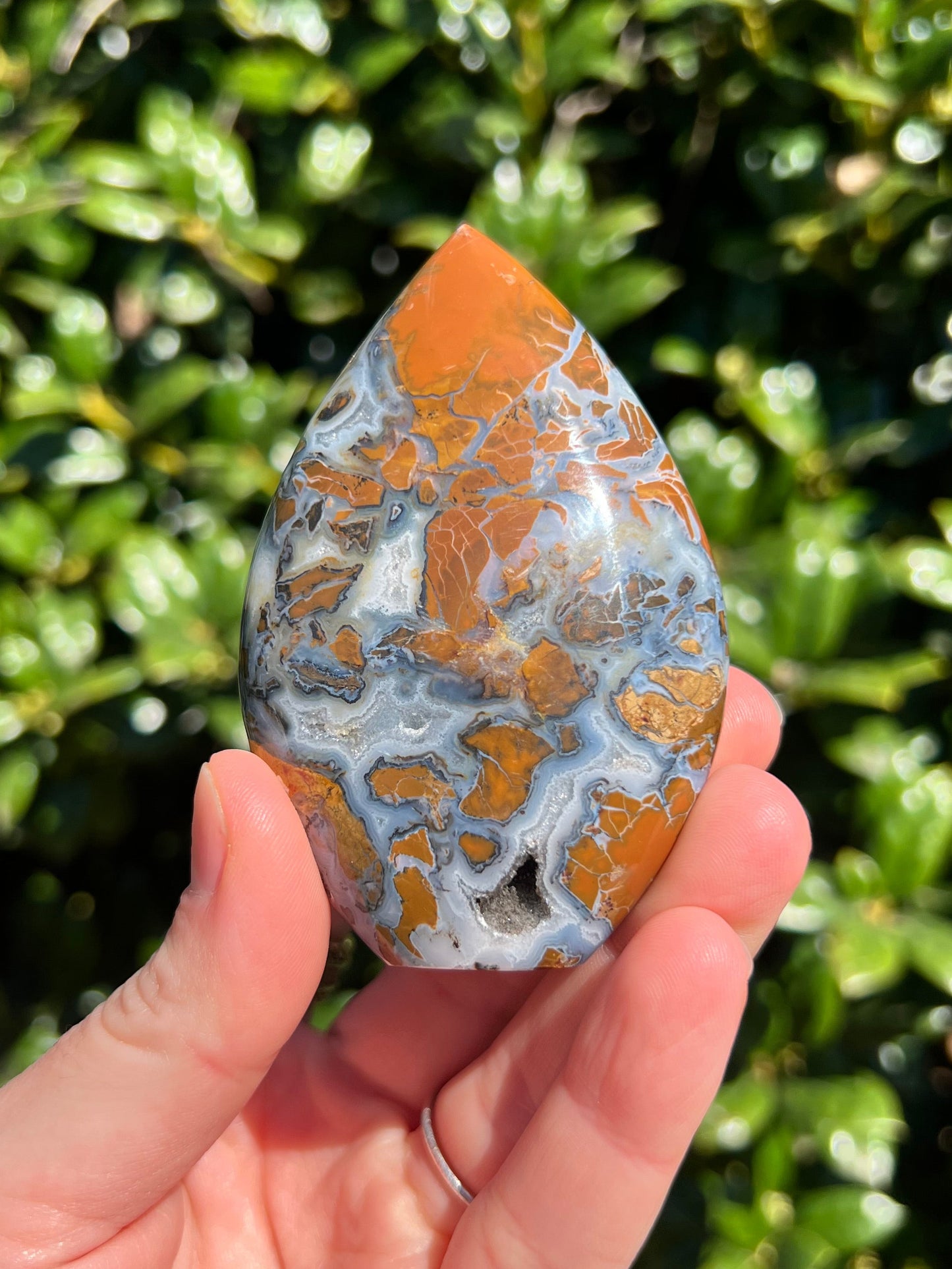 Brecciated Jasper Flames