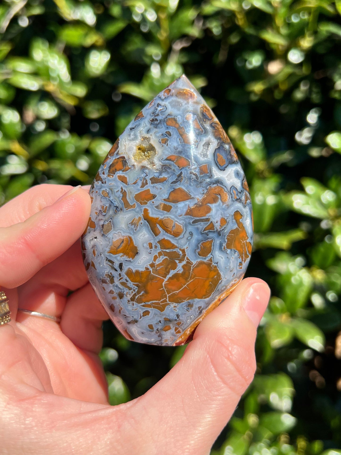 Brecciated Jasper Flames