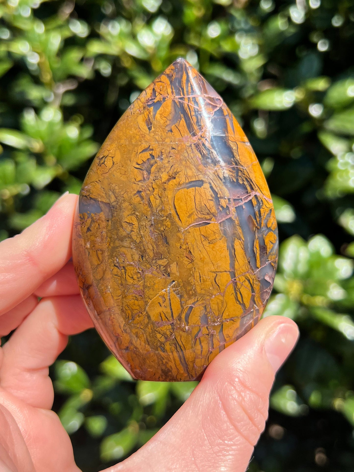 Brecciated Jasper Flames