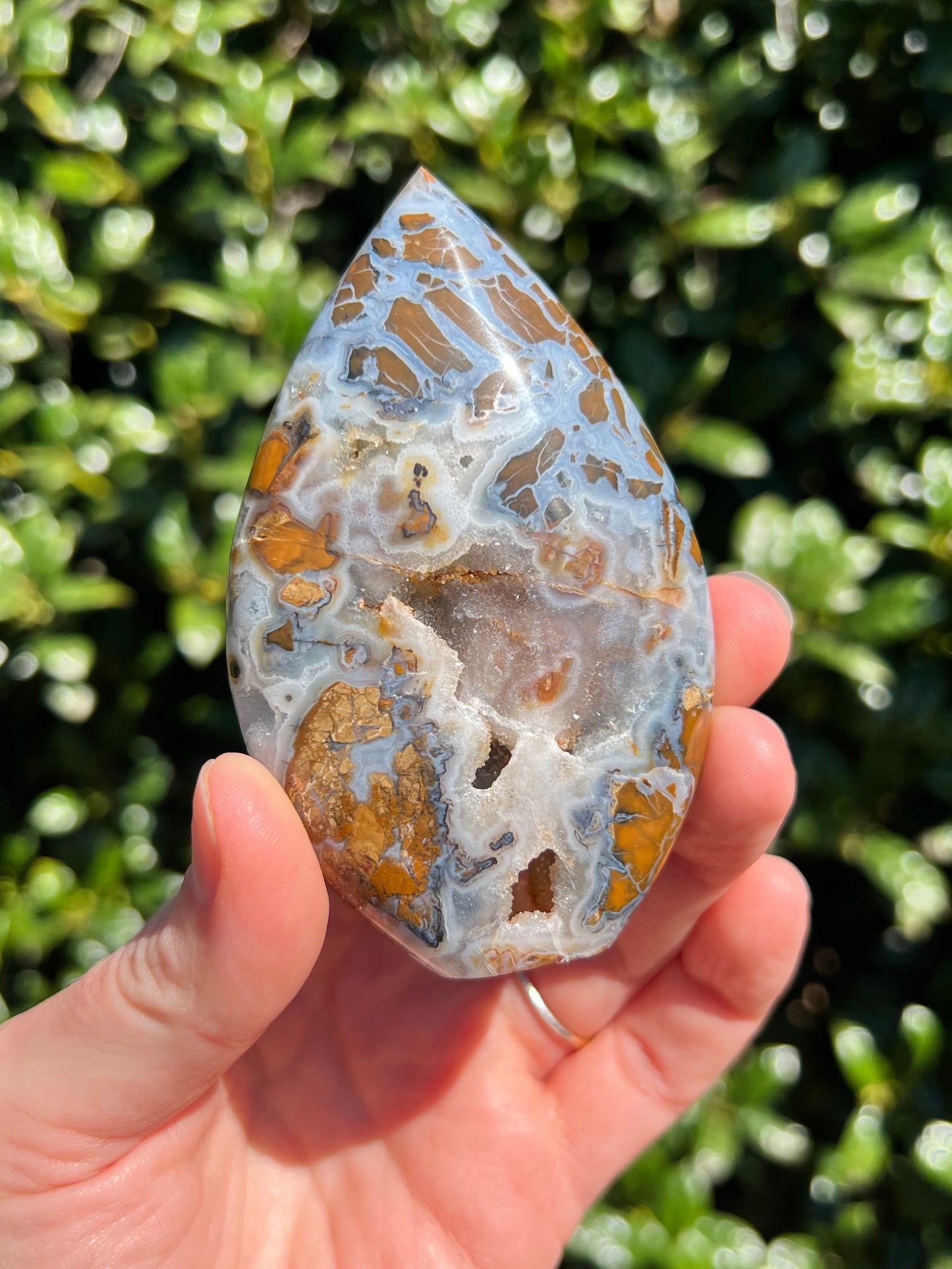 Brecciated Jasper Flames