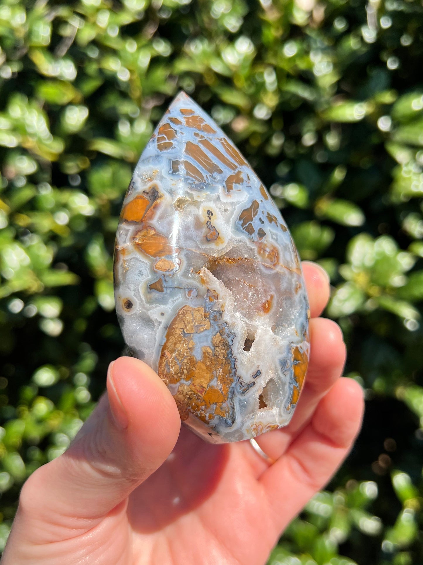 Brecciated Jasper Flames