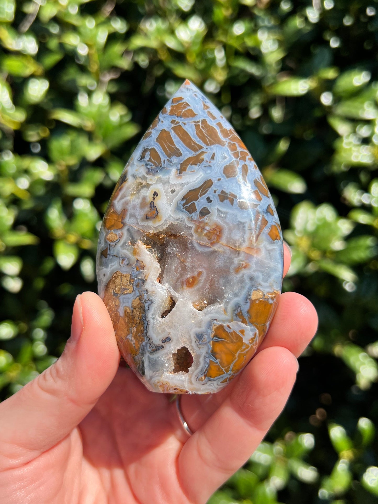 Brecciated Jasper Flames