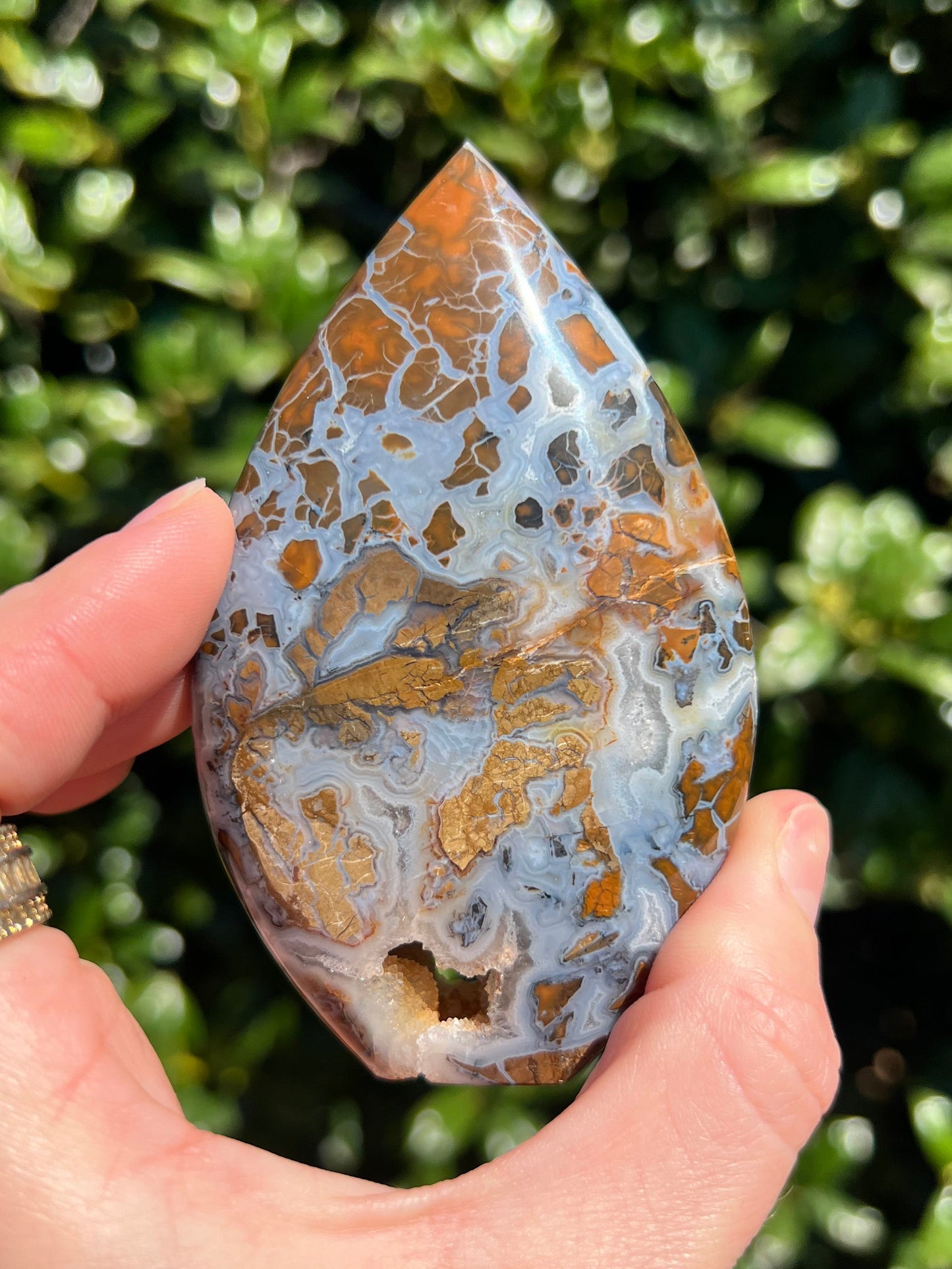 Brecciated Jasper Flames