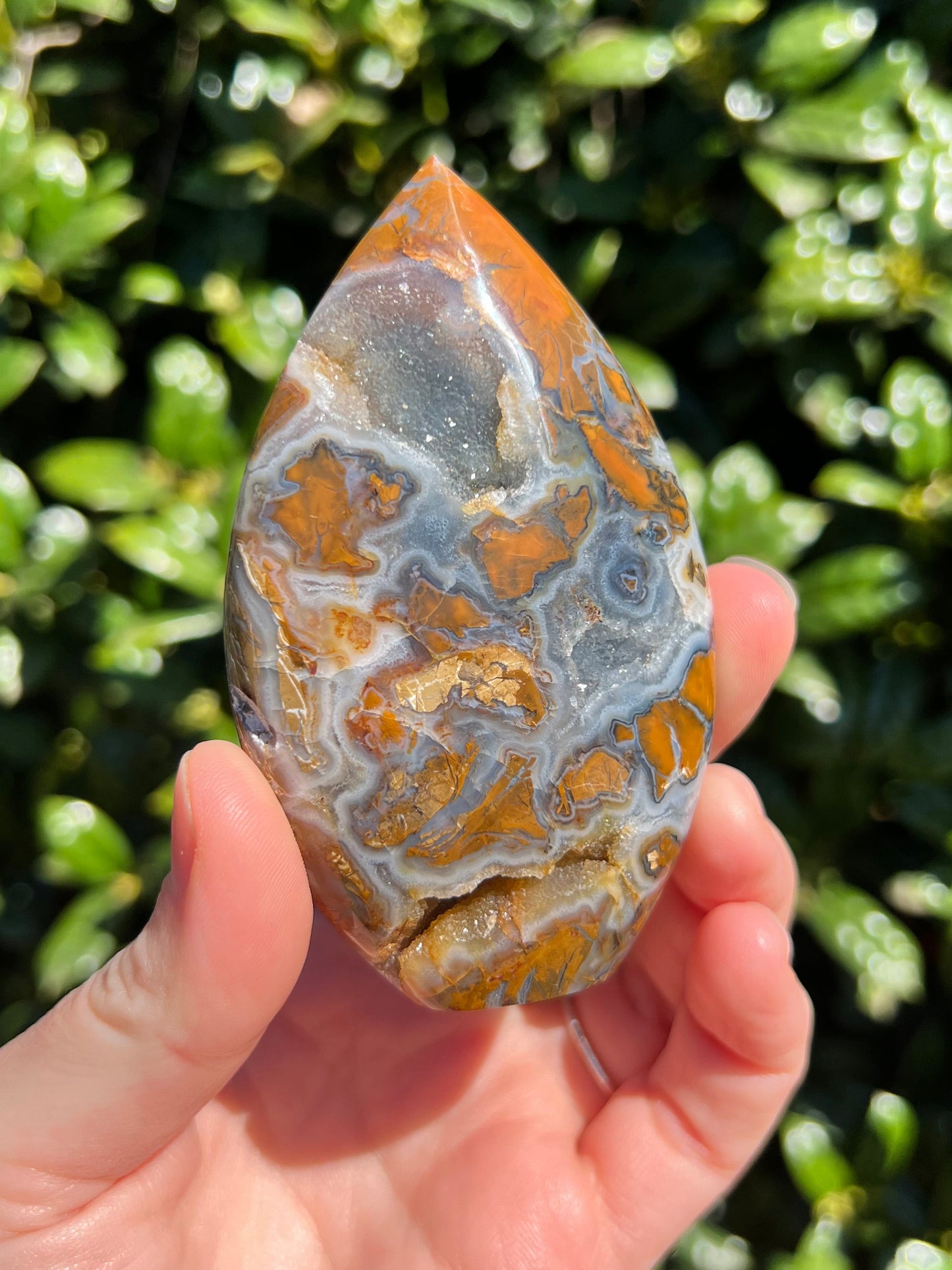Brecciated Jasper Flames