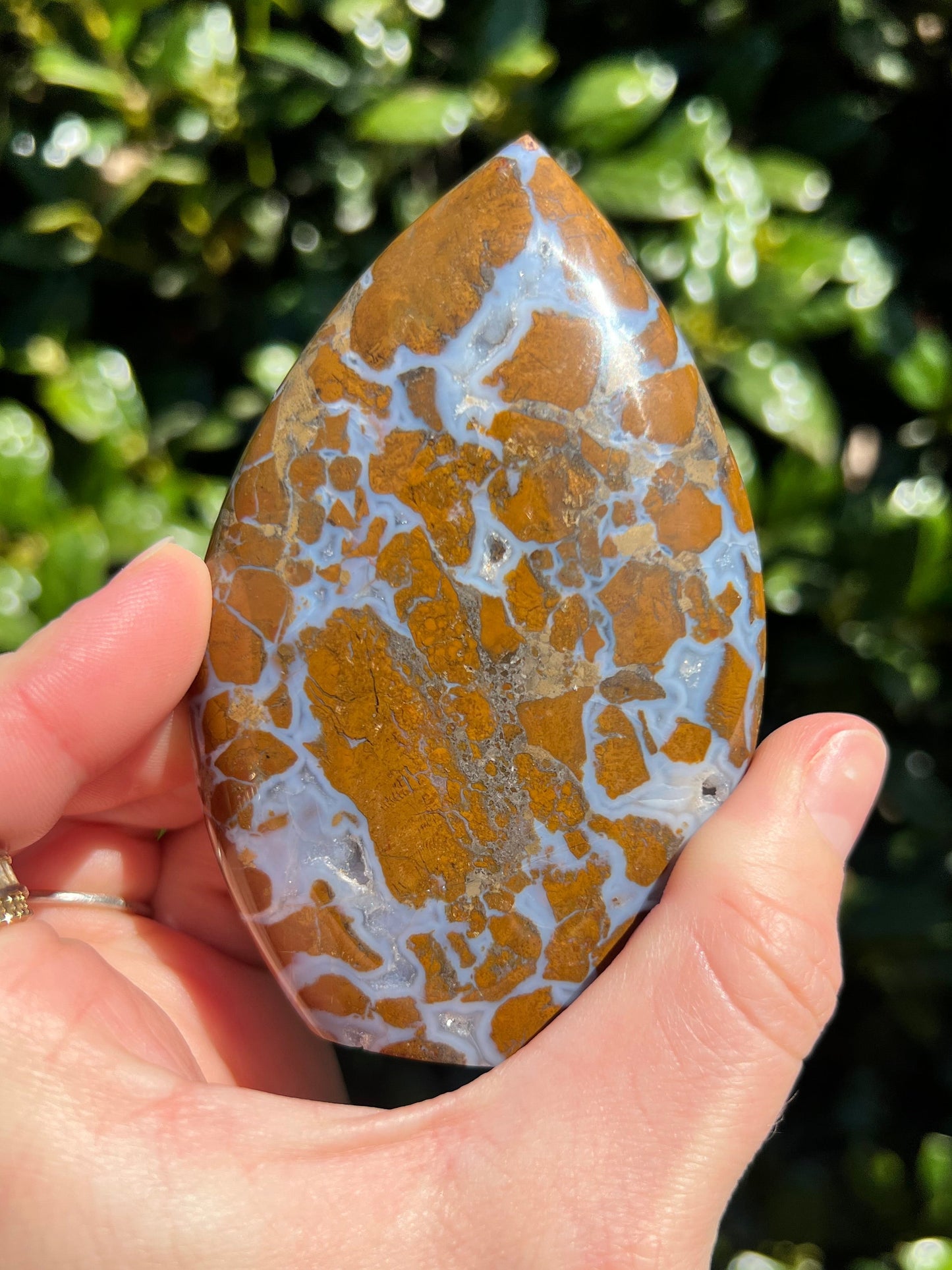 Brecciated Jasper Flames