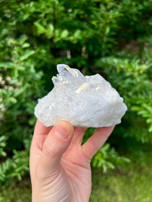 天使光环石英簇