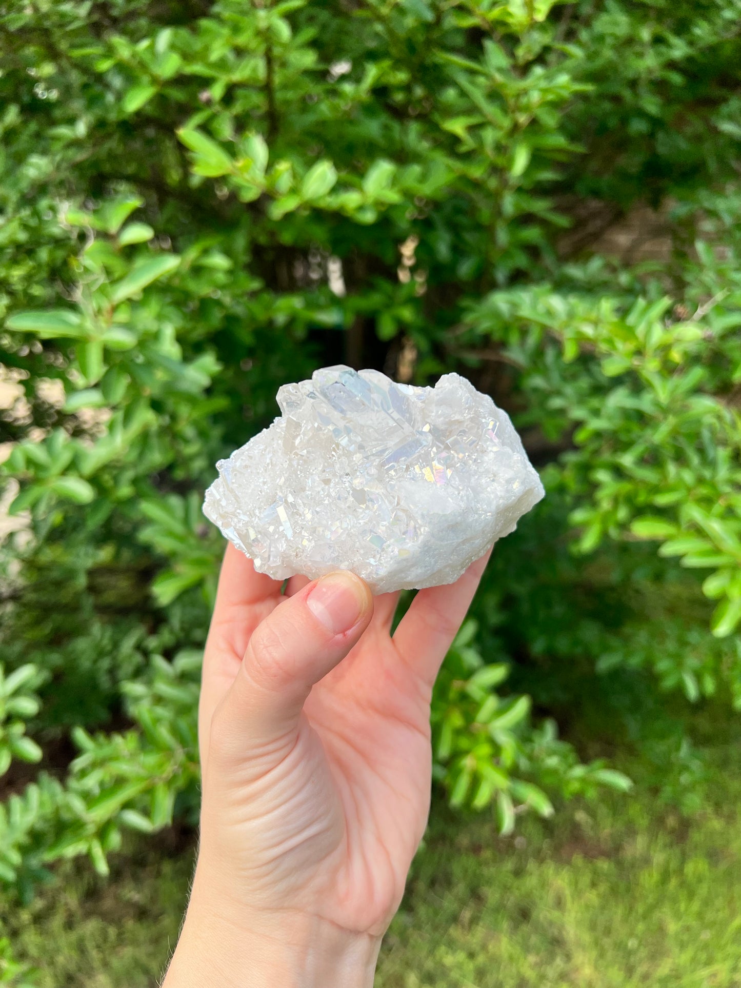 天使光环石英簇