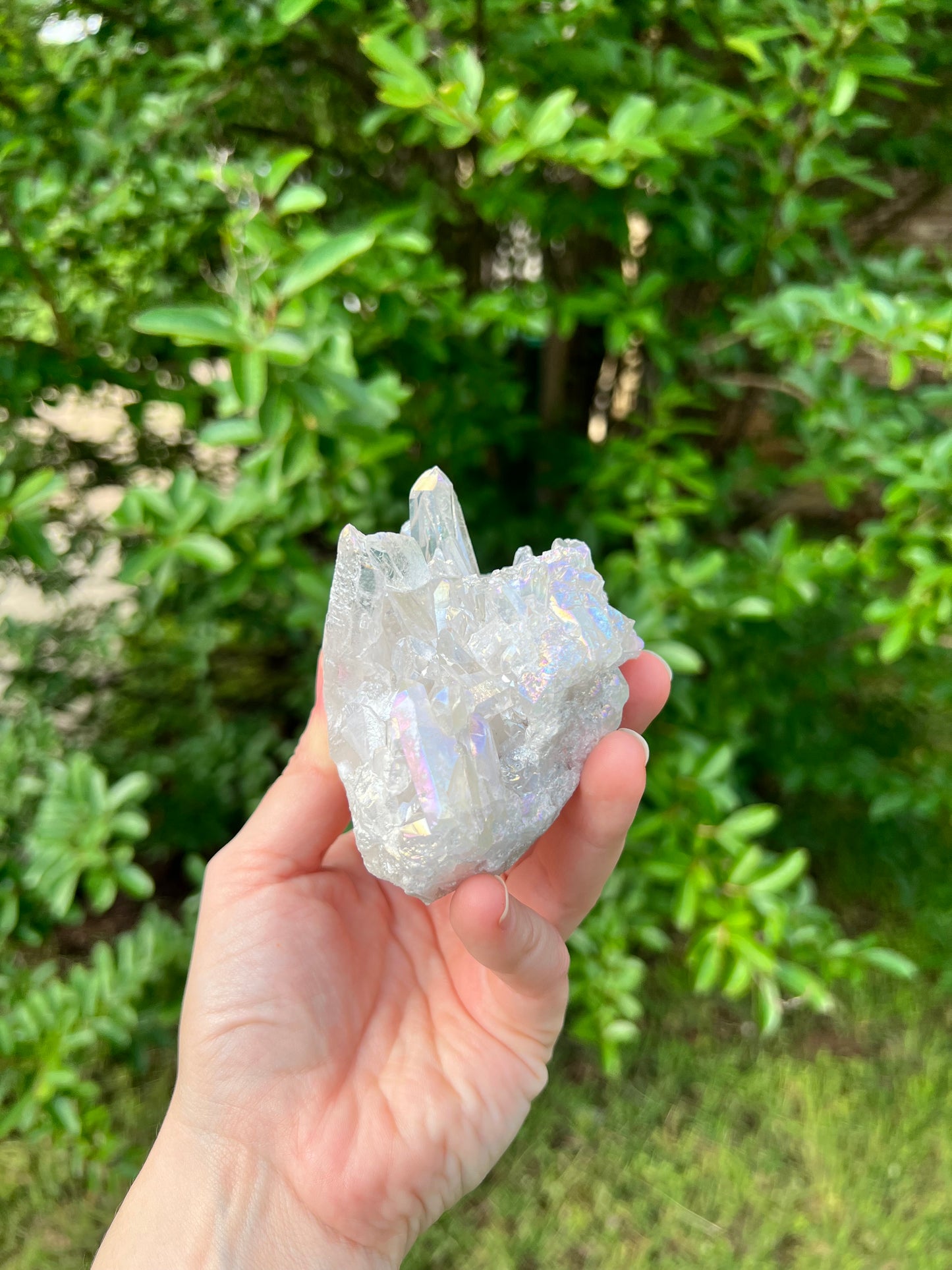 天使光环石英簇