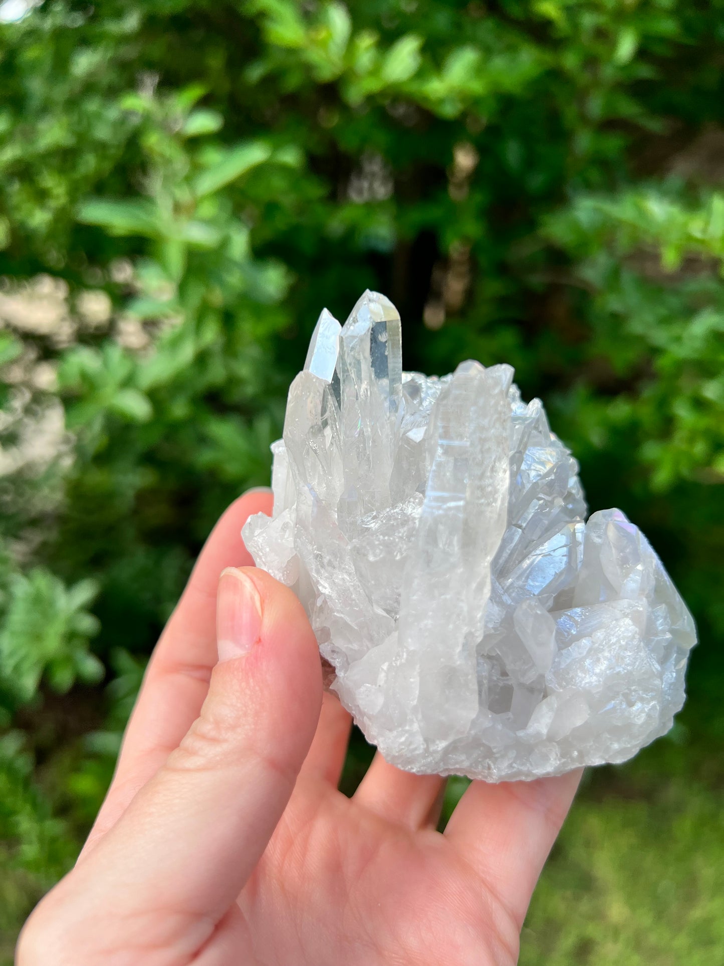 天使光环石英簇