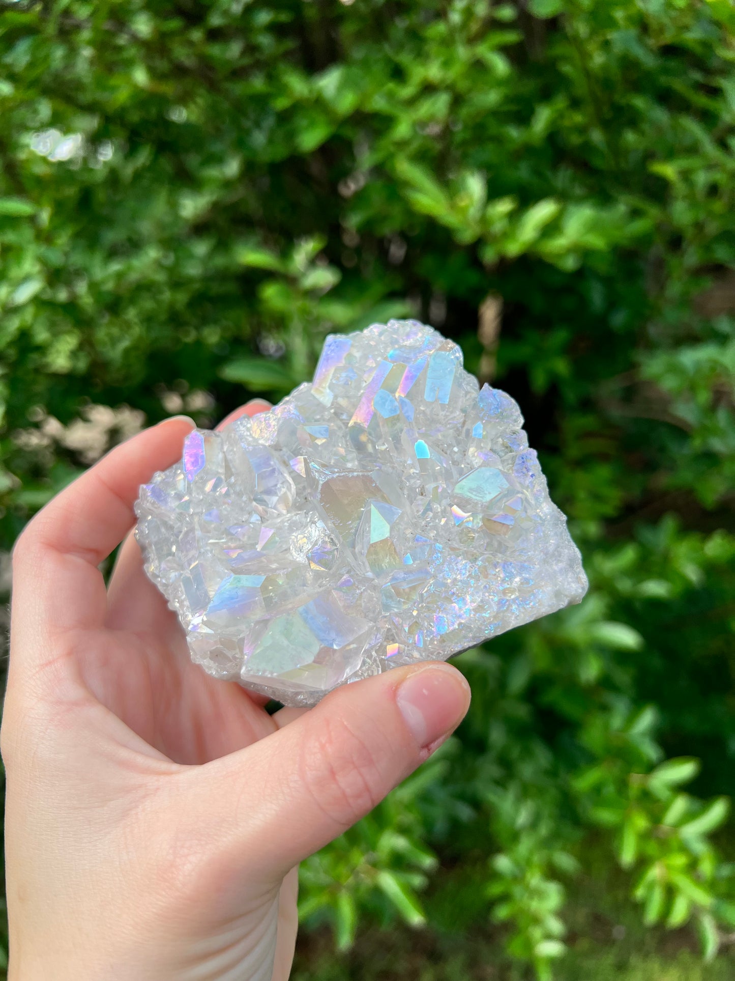 天使光环石英簇