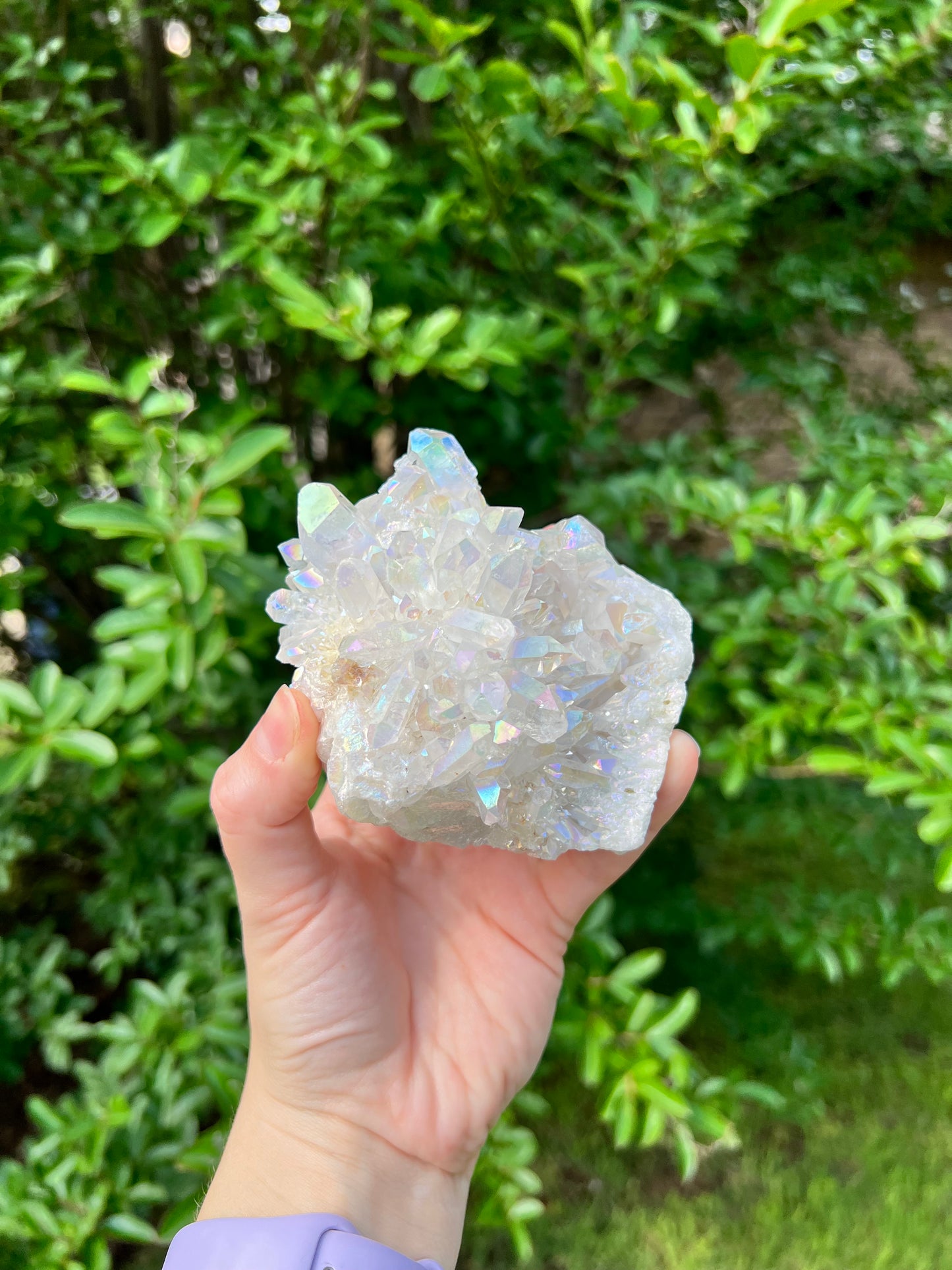 天使光环石英簇
