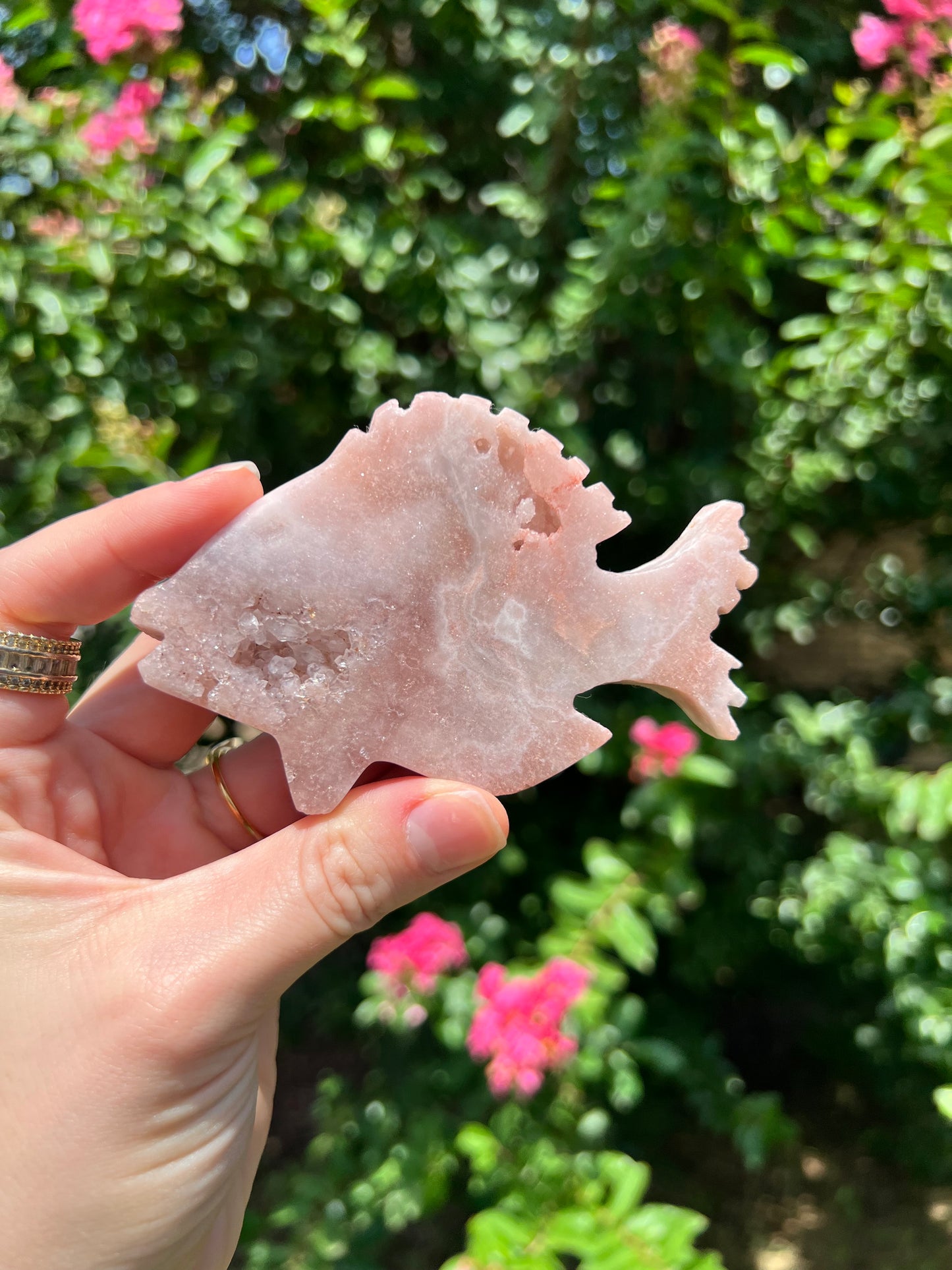 粉红紫水晶蝴蝶