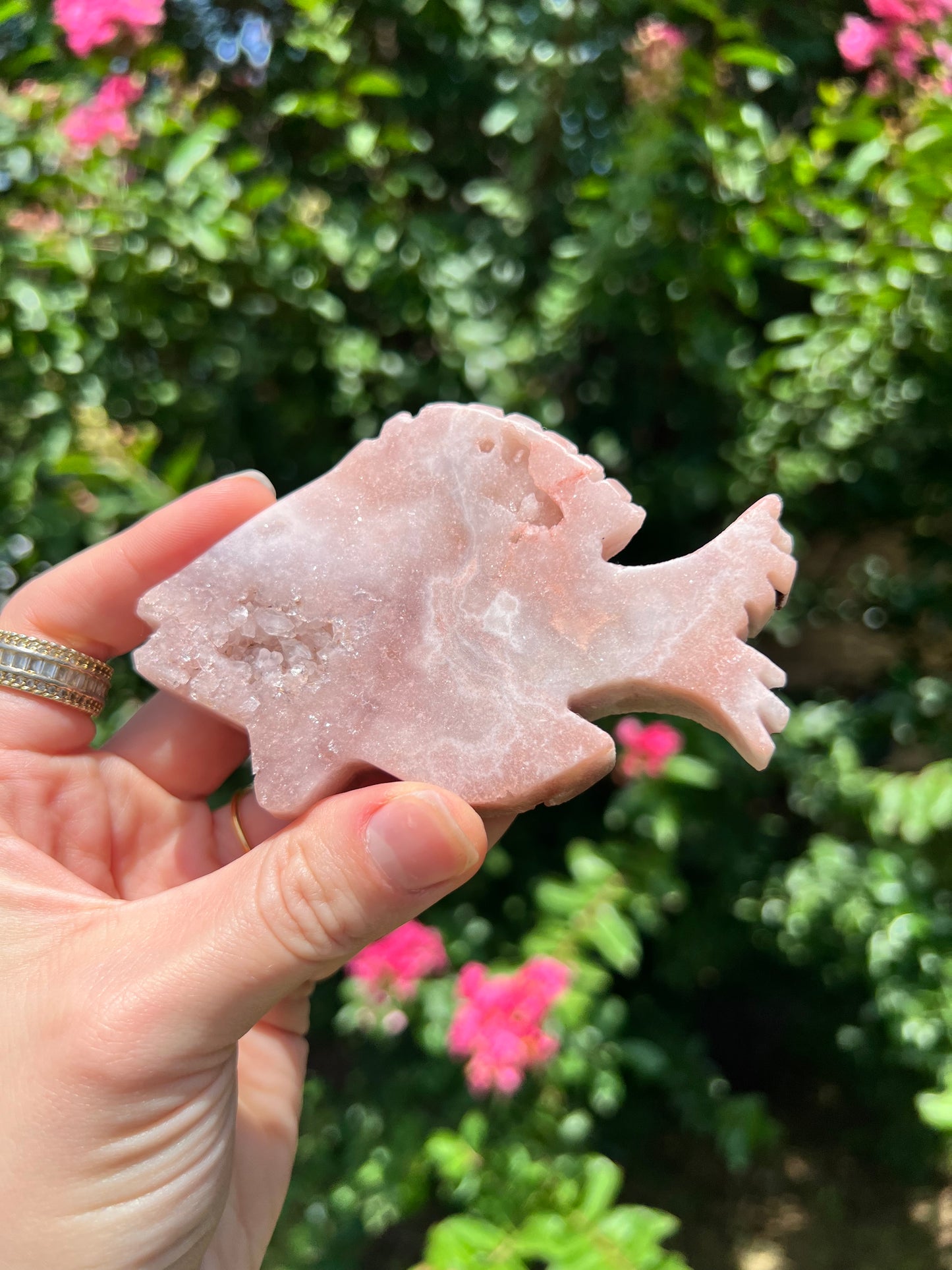 粉红紫水晶蝴蝶