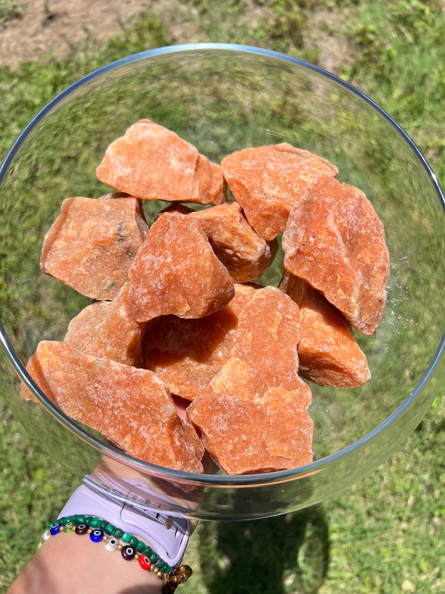 Orange Calcite Specimens