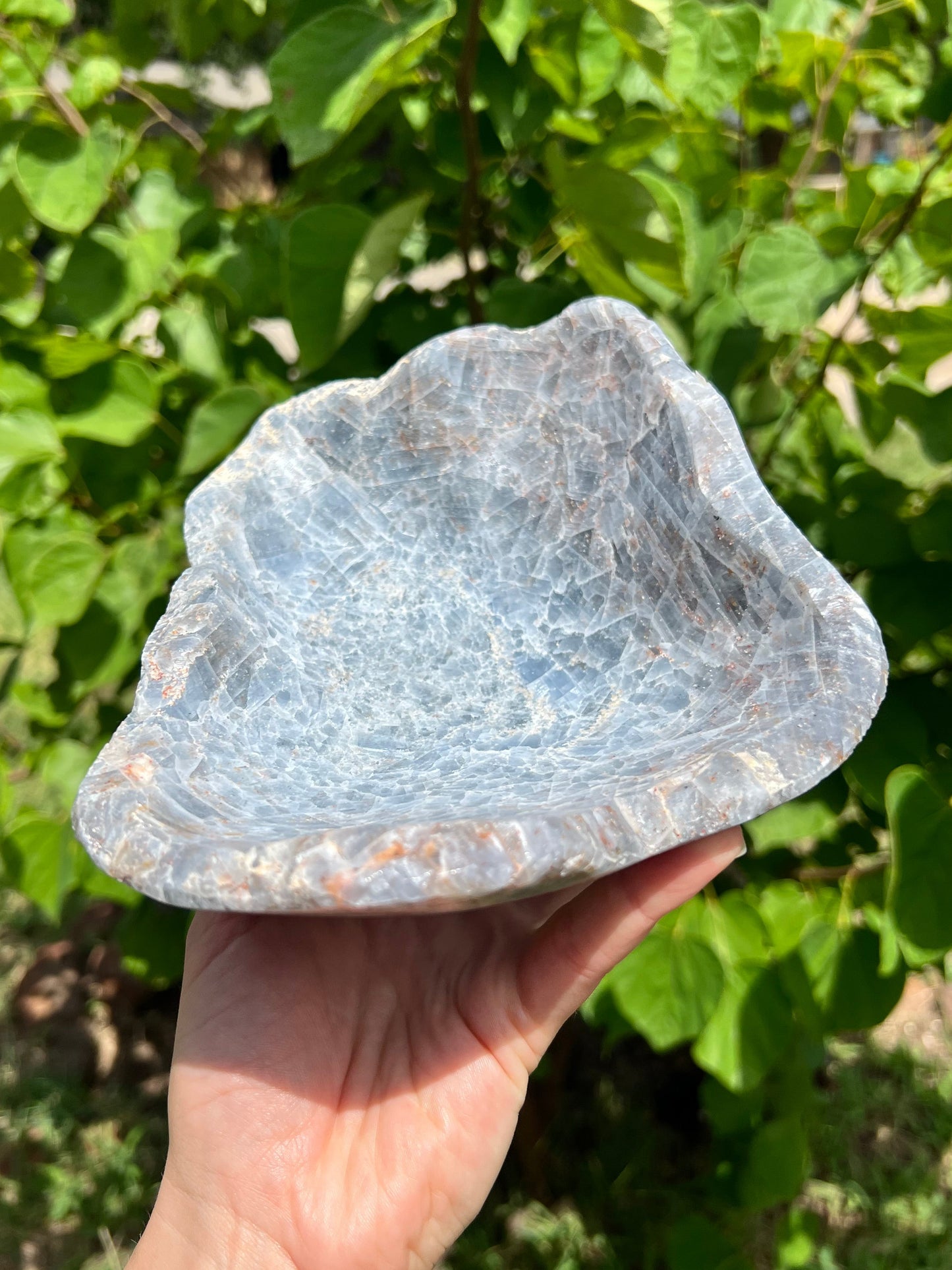 Blue Calcite Bowls