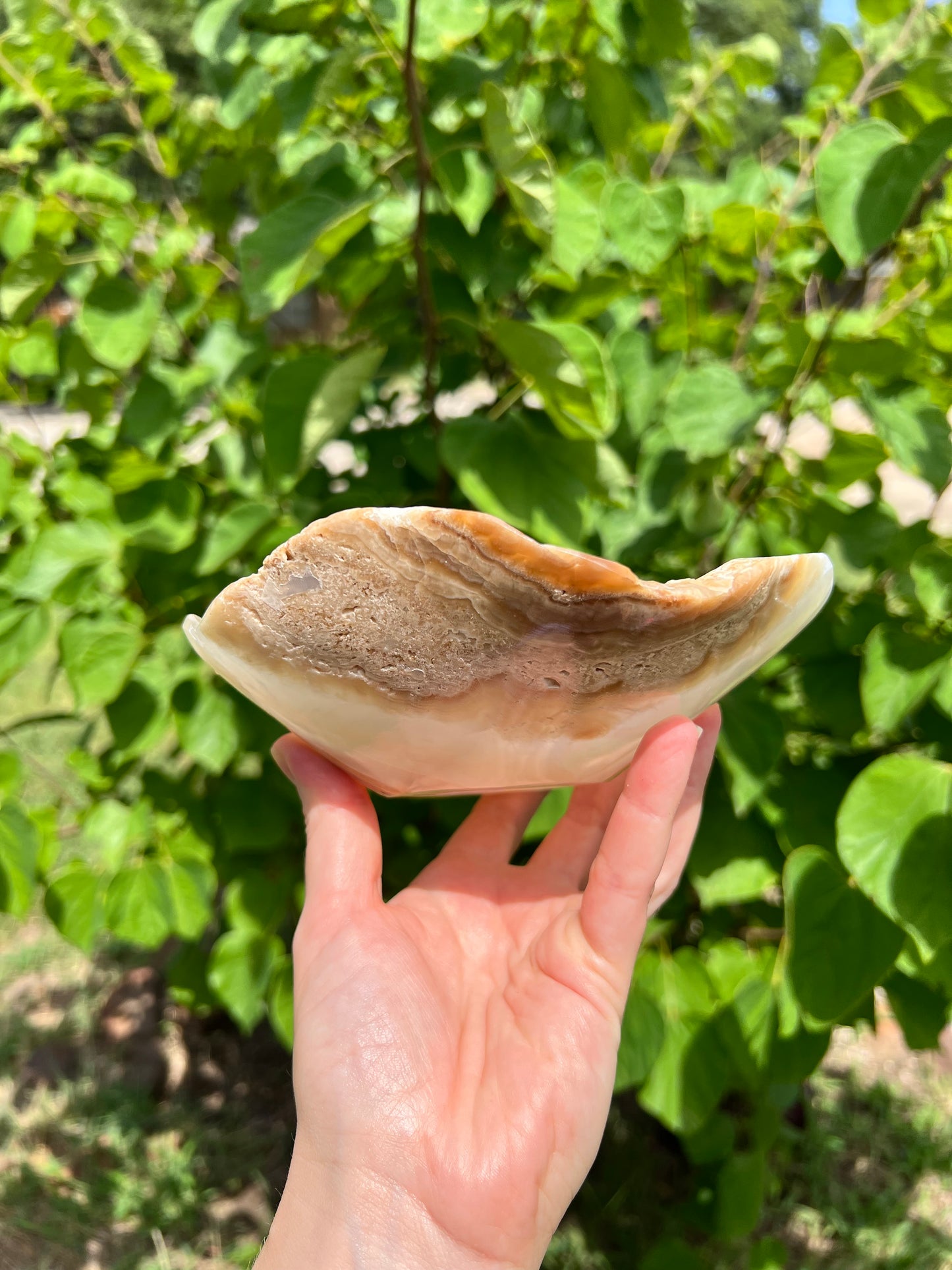 Banded Calcite Bowl