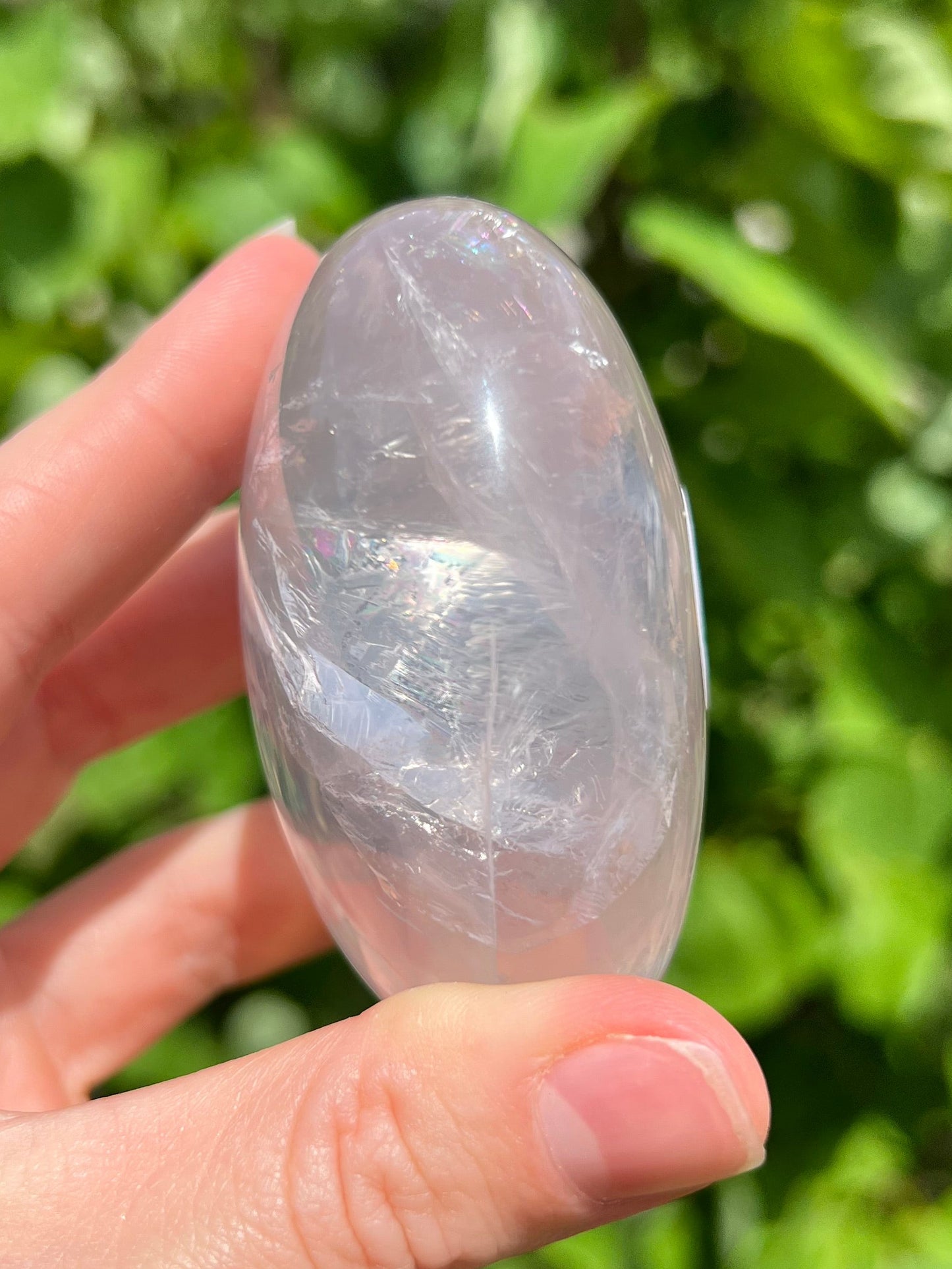 Rose Quartz Jelly Palm Stone