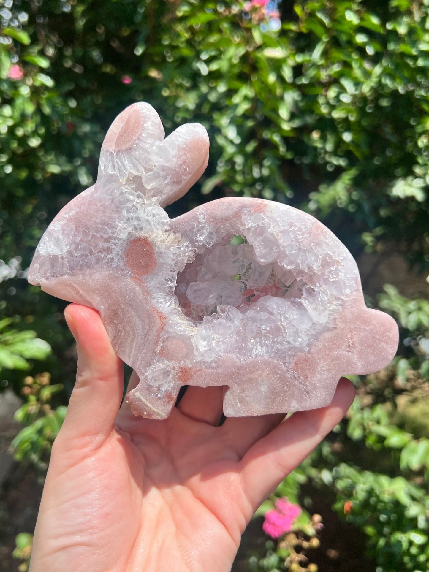 Pink Amethyst Bunny