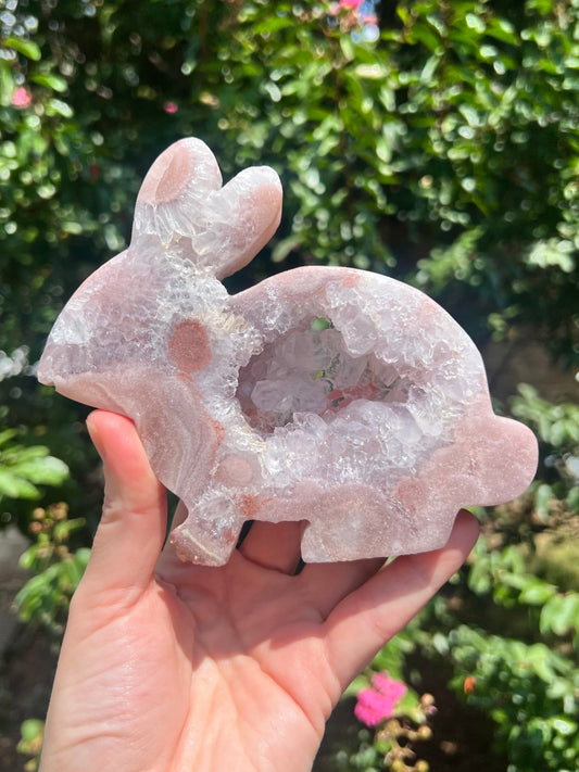 Pink Amethyst Bunny