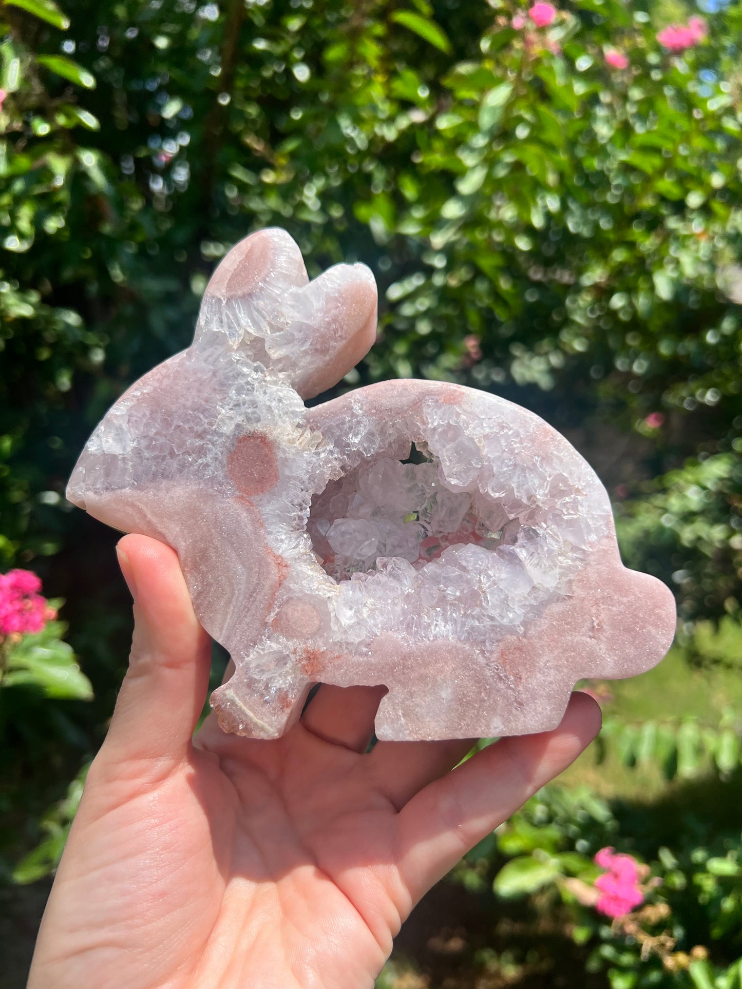 Pink Amethyst Bunny