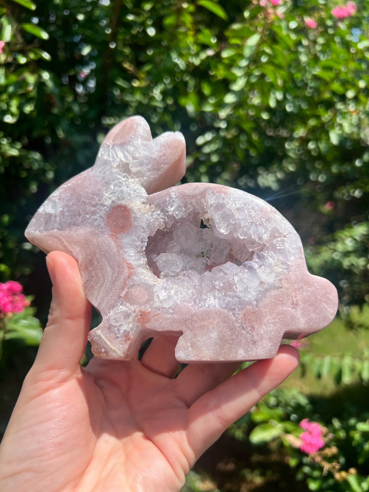 Pink Amethyst Bunny