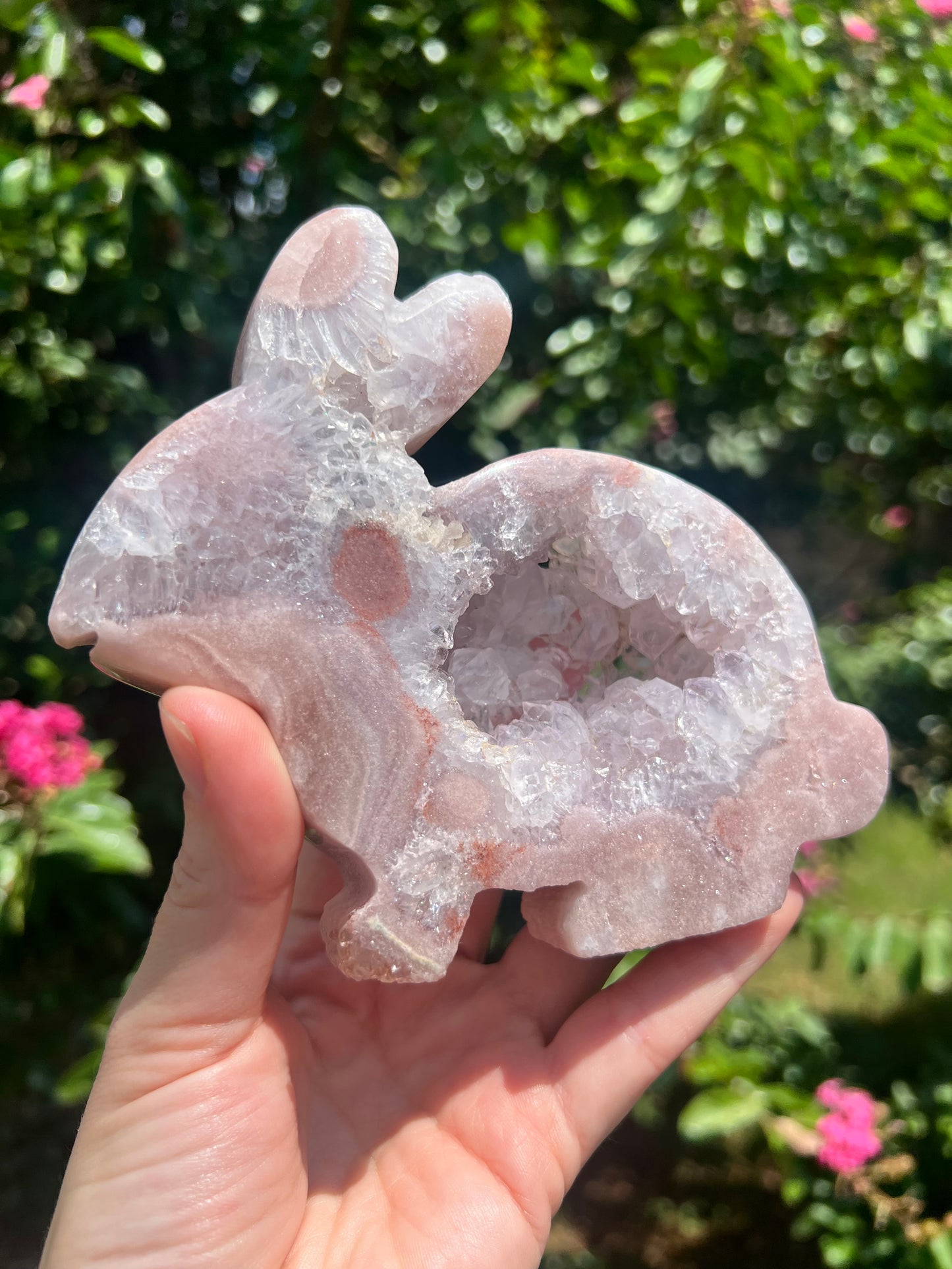 Pink Amethyst Bunny