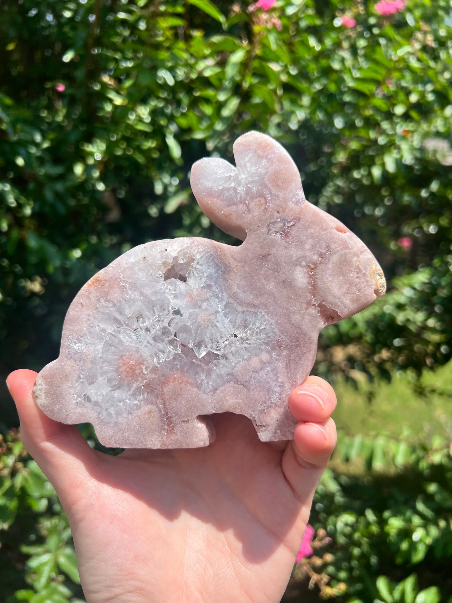 Pink Amethyst Bunny