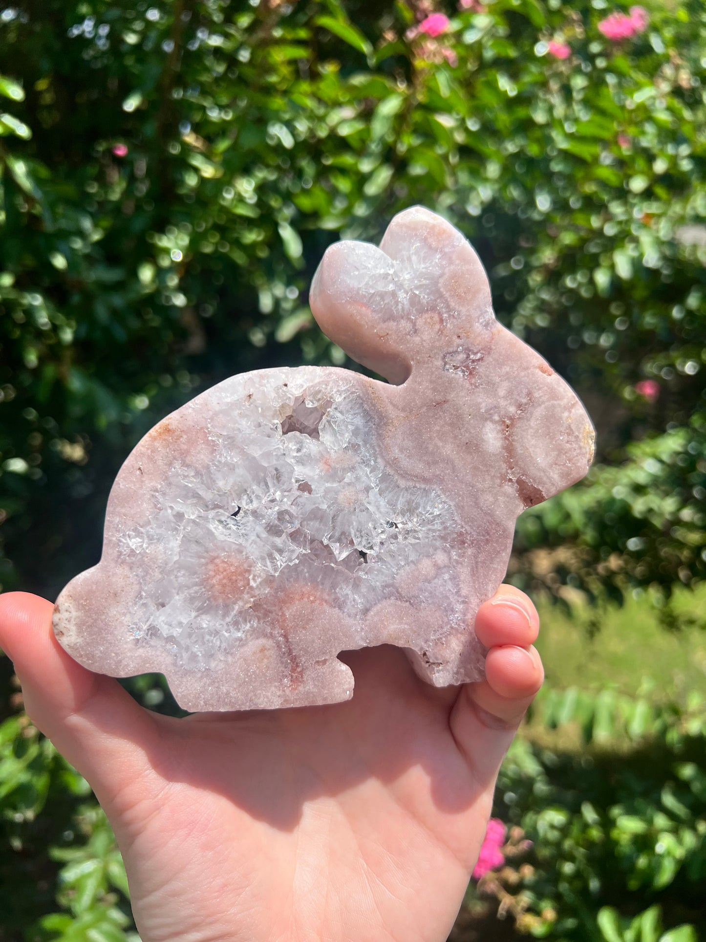 Pink Amethyst Bunny