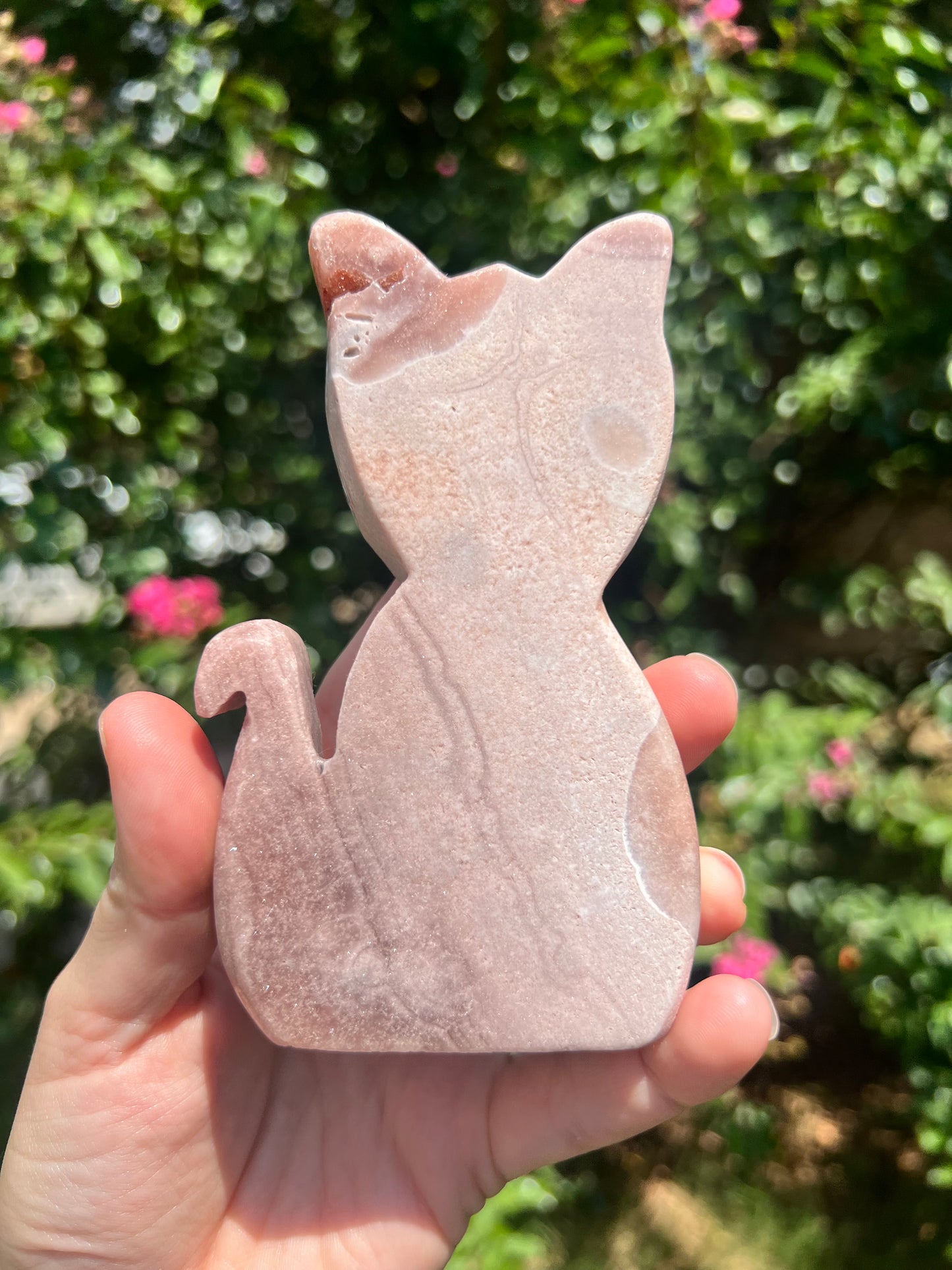 粉红紫水晶猫